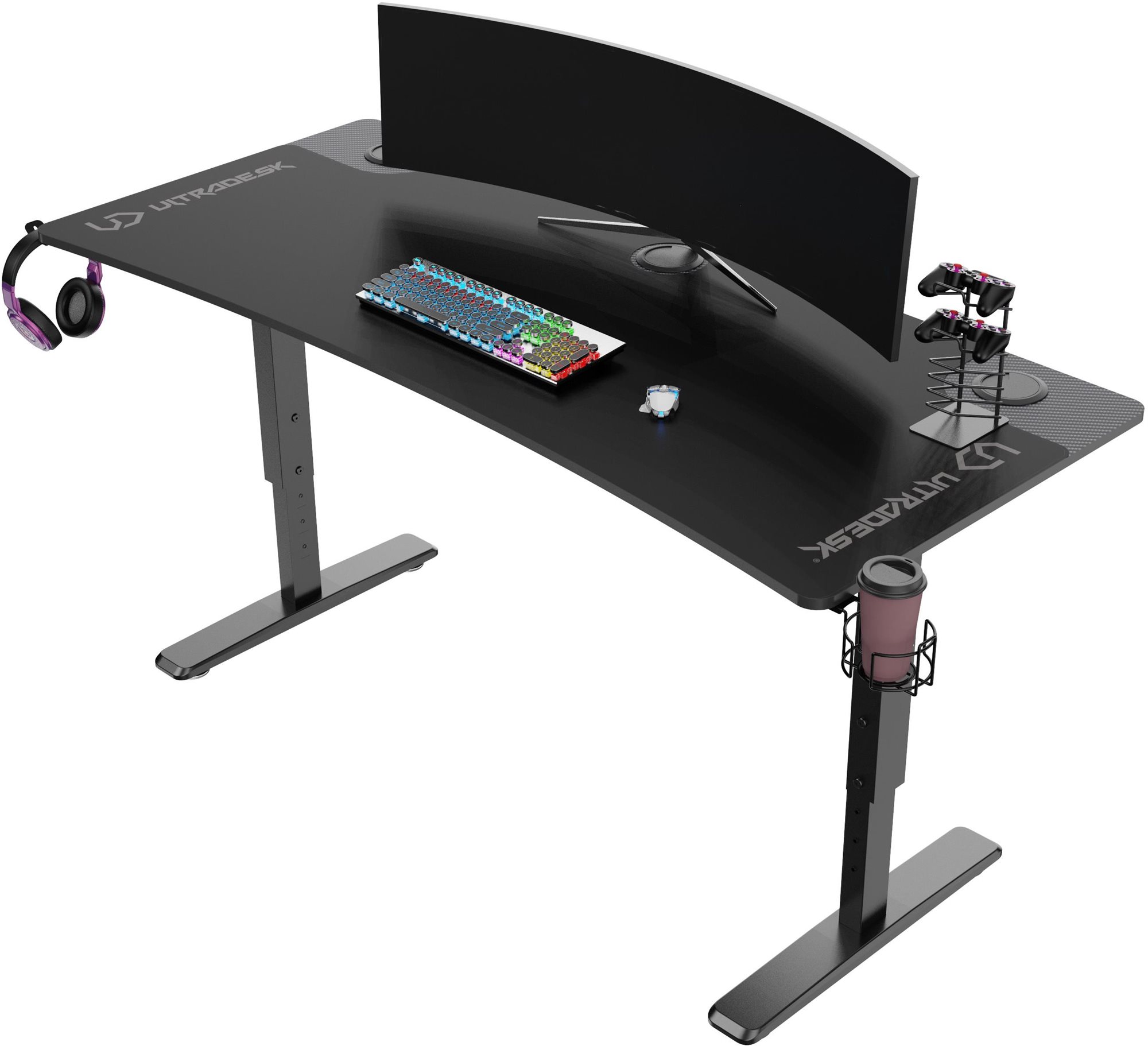 Gaming asztal Ultradesk Cruiser Black