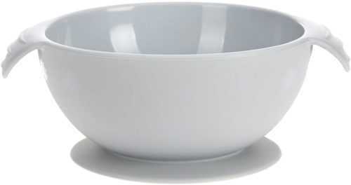 Gyerektál Lässig Bowl Silicone grey with suction pad
