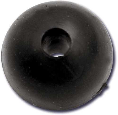 Gyöngy Black Cat Rubber Shock Bead 10mm 10db