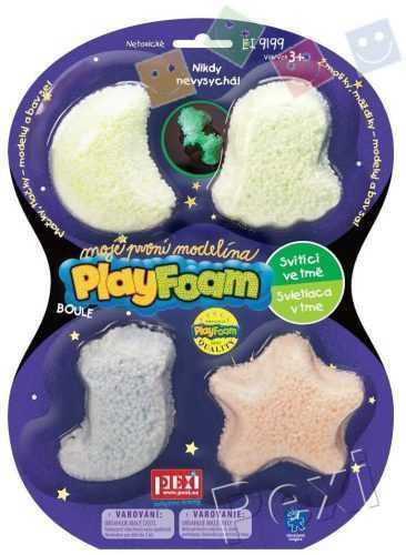 Gyurma PlayFoam Gyöngy 4pack - világító