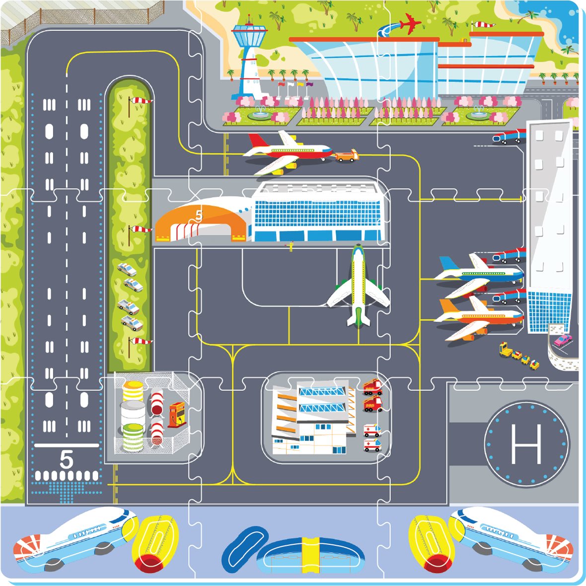 Habszivacs puzzle Repülőtér