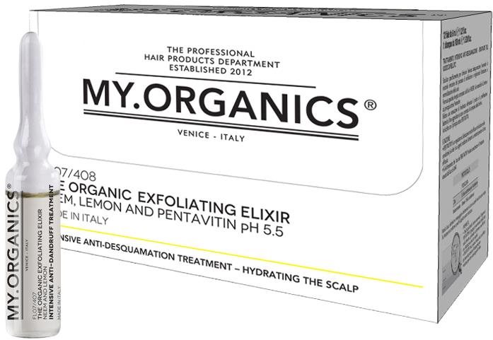 Hajápoló MY.ORGANICS The Organic Exfoliating Elixir 12 × 6 ml