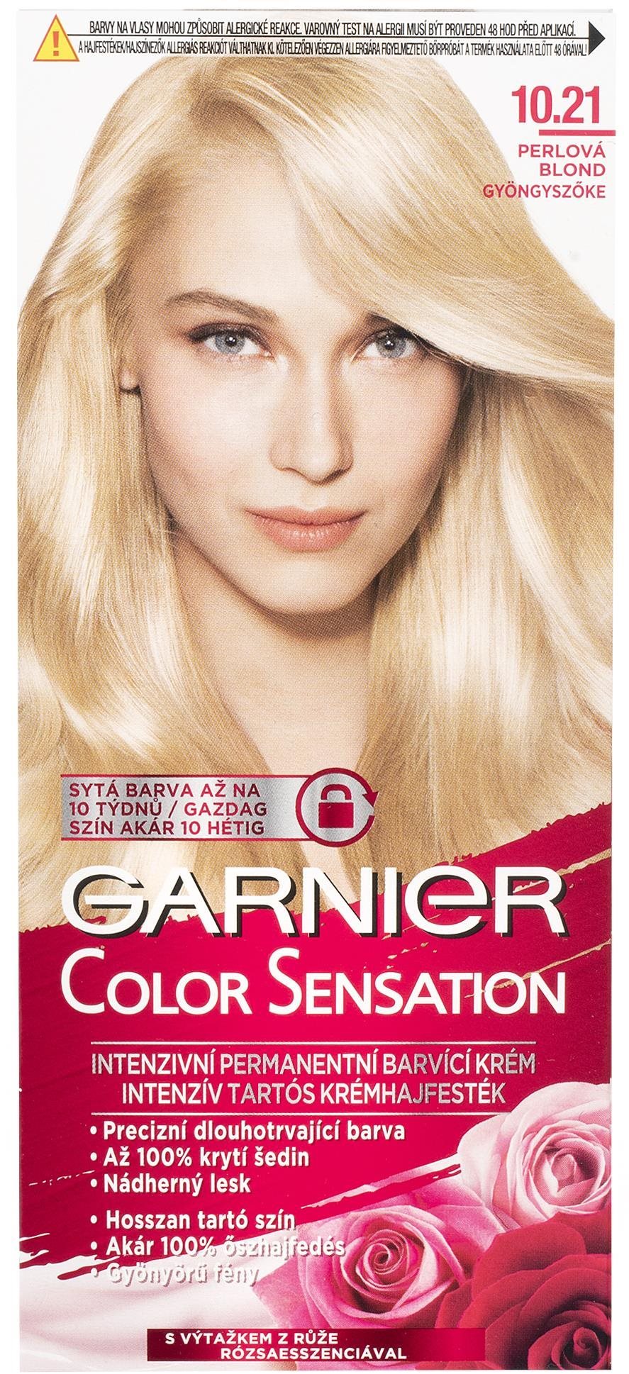 Hajfesték GARNIER Color Sensation 10.21 gyöngyszőke 110 ml