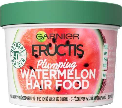 Hajpakolás GARNIER Fructis Plumping Watermelon Mask 390 ml