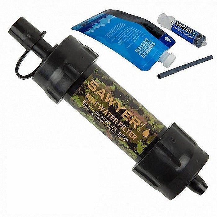 Hordozható víztisztító Sawyer Mini Filter - camo