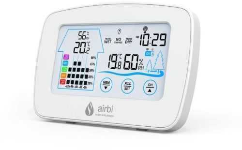 Időjárás állomás Airbi CONTROL - digitális hőmérő és higrométer vezeték mentes érzékelővel