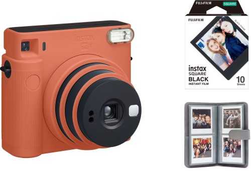 Instant fényképezőgép FujiFilm Instax SQ1 narancssárga Big bundle