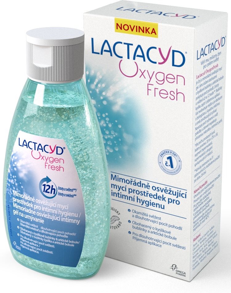 Intim lemosó LACTACYD Oxygen Fresh 200 ml