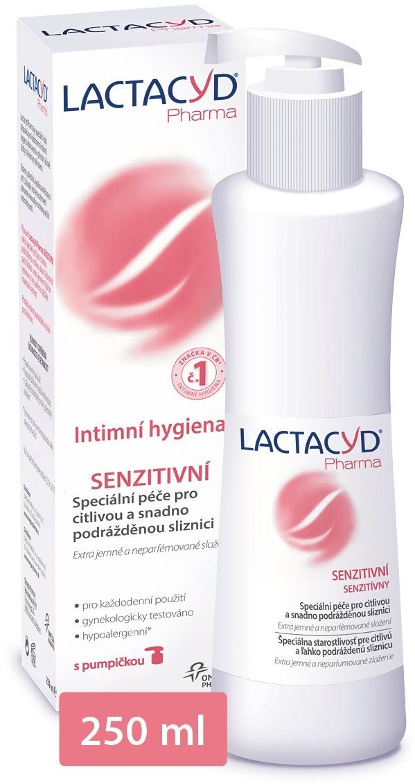 Intim lemosó LACTACYD Pharma Szenzitív 250 ml