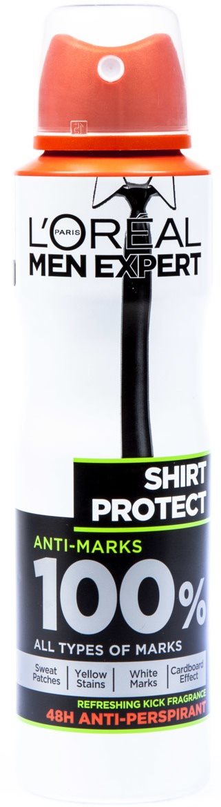 Izzadásgátló ĽORÉAL PARIS Men Expert Shirt Protect Antiperspirant 150 ml