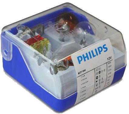 Izzókészlet PHILIPS H4 12 V Tartalék izzó készlet