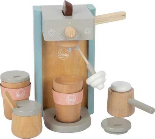 Játék háztartási gép Small Foot Tasty kávéfőző tartozékokkal
