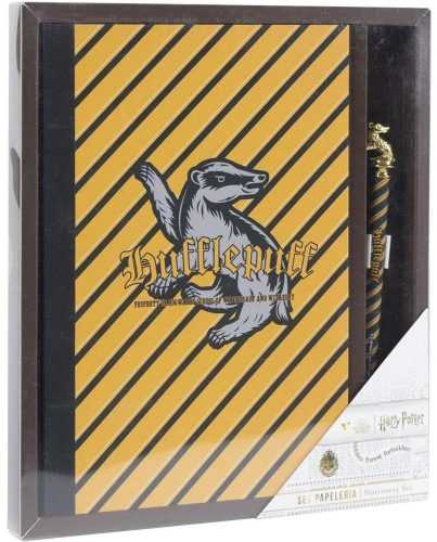 Jegyzetfüzet Harry Potter - Hufflepuff - jegyzetfüzet tollal