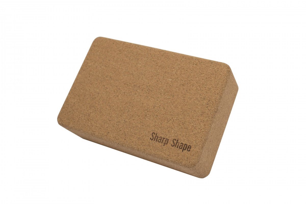 Jóga blokk Sharp Shape Cork yoga block