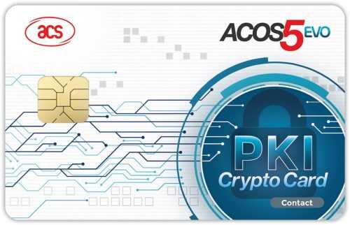 Kártya ACS ACOS5-EVO PKI Smart Card (Contact)