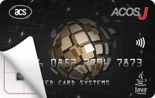 Kártya ACS ACOSJ Java Card (Contactless)