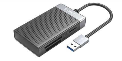 Kártyaolvasó ORICO USB 3.0 CL4T-C3-BK-BP Card Reader