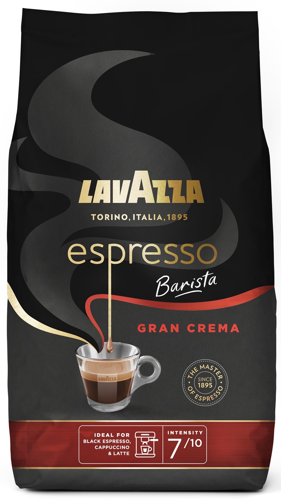 Kávé Lavazza Espresso Gran Crema Barista szemes kávé 1000 g