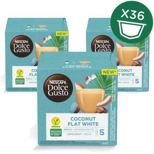 Kávékapszula NESCAFÉ® Dolce Gusto® Coconut Flat White - kávékapszulák - doboz 3x12 db