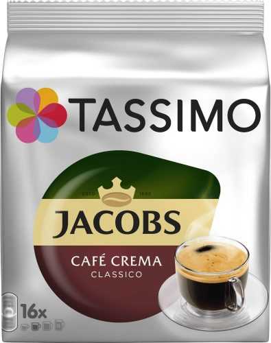 Kávékapszula TASSIMO Jacobs Café Crema Kapszula 16 db