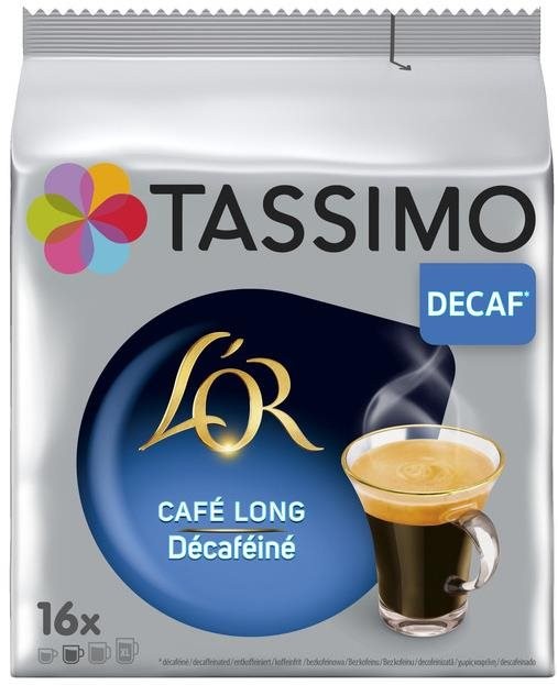 Kávékapszula Tassimo L'or Lungo Decaf 106g