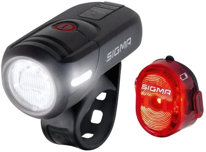Kerékpár lámpa Sigma Aura 45 USB + Nugget II.