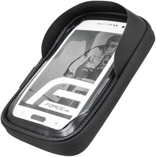 Kerékpáros táska Force Touch Phone fekete