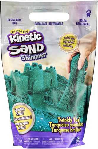 Kinetikus homok Kinetic Sand Csomag - Csillámló kékeszöld homok 0