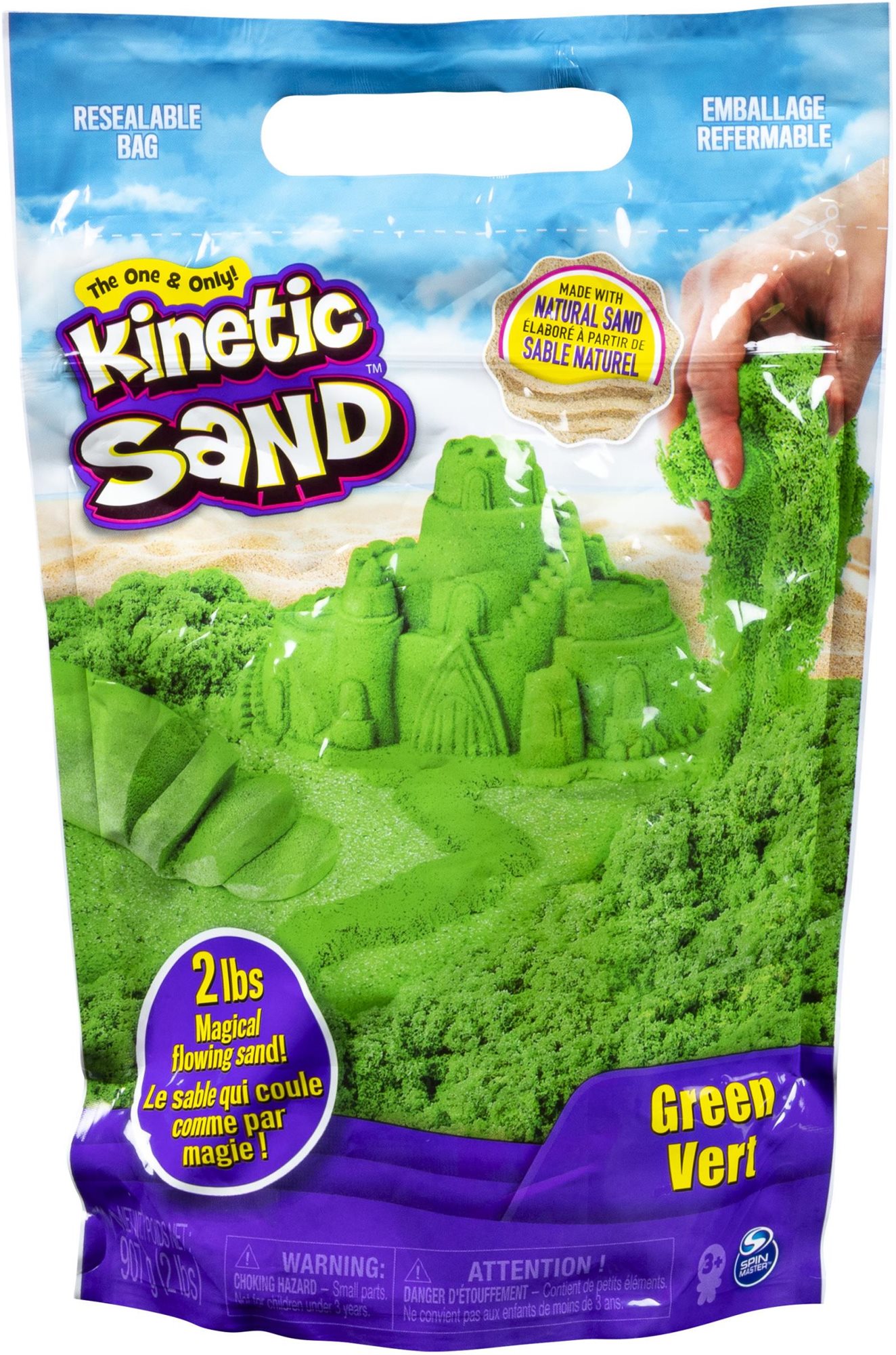 Kinetikus homok Kinetic Sand Csomag - Zöld homok 0