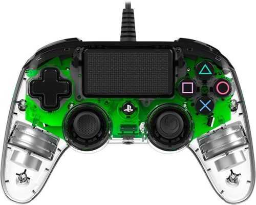 Kontroller Nacon Wired Compact Controller PS4 - áttetsző zöld