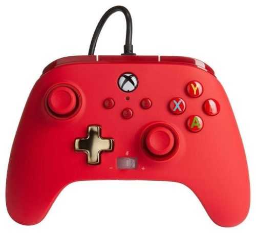 Kontroller PowerA Enhanced Wired Controller - Red - Xbox
