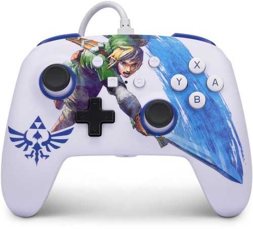 Kontroller PowerA Enhanced Wired Controller for Nintendo Switch - Master Sword Attack