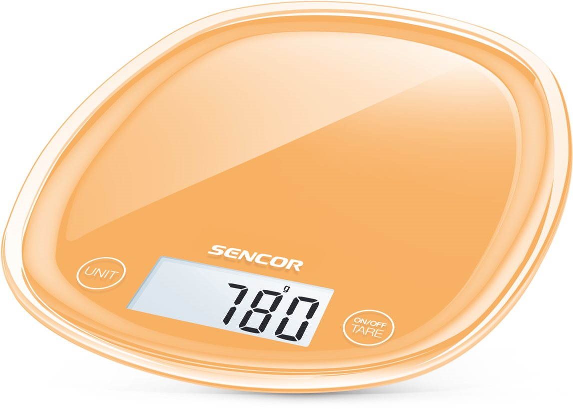 Konyhai mérleg Sencor SKS Pastels 33OR narancs