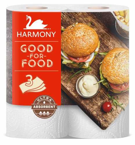 Konyhai papírtörlő HARMONY Good For Food (2 db)