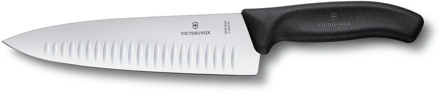 Konyhakés Victorinox Swiss Classic Bordázott szakácskés extra széles pengével 20 cm