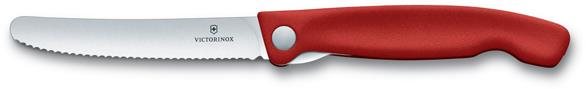 Konyhakés Victorinox Swiss Classic Kihajtható uzsonnázó kés recés éllel