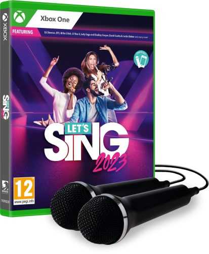 Konzol játék Lets Sing 2023 + 2 microphone - Xbox