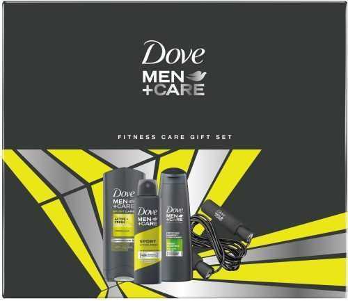 Kozmetikai ajándékcsomag DOVE Men+Care Active Fresh ugrókötéllel