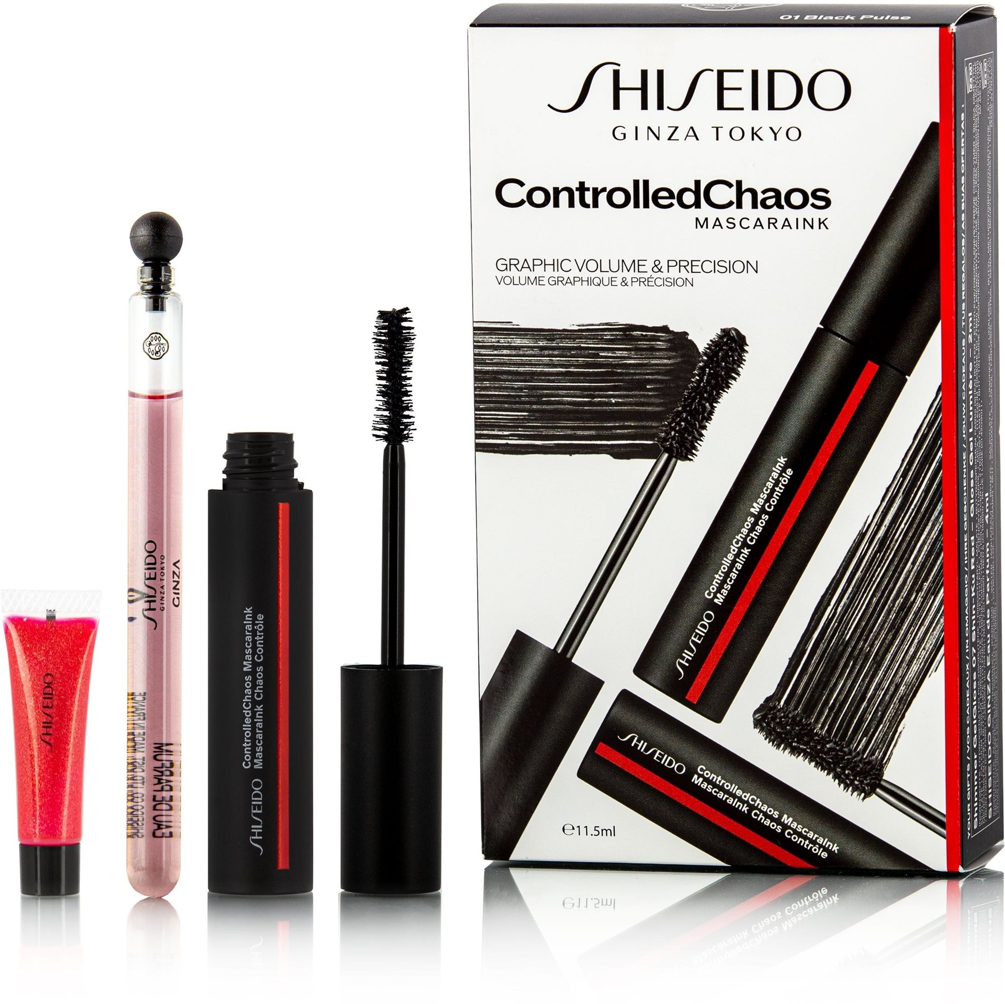 Kozmetikai ajándékcsomag SHISEIDO Controlled Chaos Mascara Ink Set 17