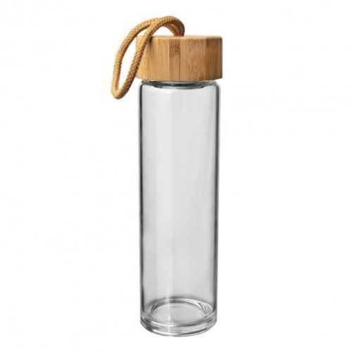 Kulacs ORION Üveg palack/bambusz kupak + szűrő 0