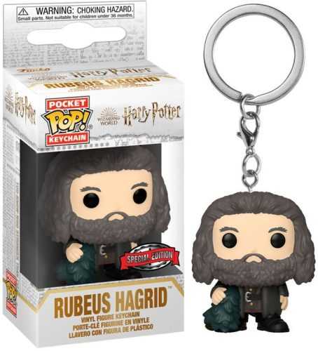 Kulcstartó Harry Potter Holiday - Hagrid - Pocket POP!