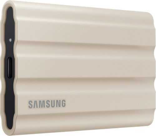 Külső merevlemez Samsung Portable SSD T7 Shield 1TB bézs