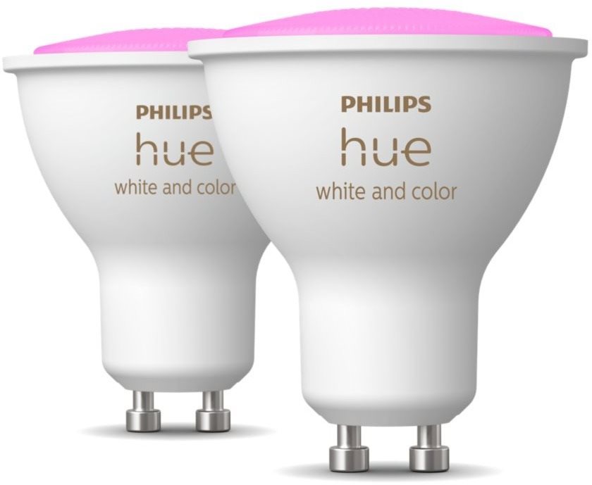 LED izzó Philips Hue White and Color ambiance 5.7W GU10 szett