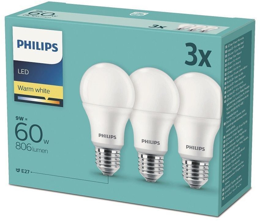 LED izzó Philips LED 9-60W
