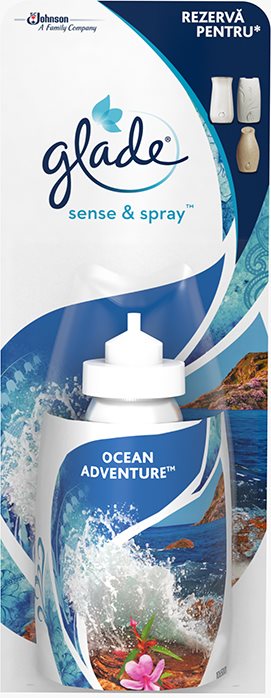 Légfrissítő GLADE Sense&Spray Ocean Adventure utántöltő 18 ml