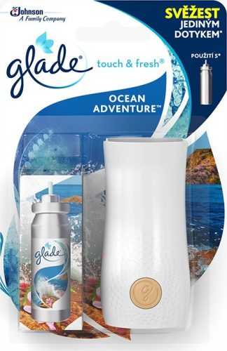 Légfrissítő GLADE Touch&Fresh Ocean Advanture készülék + utántöltő 10 ml