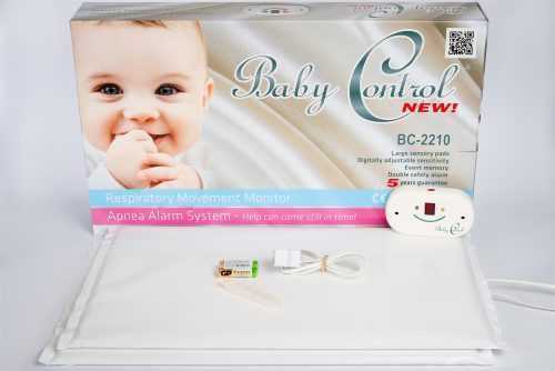 Légzésfigyelő Baby Control BC2210 - két érzékelőpaddal