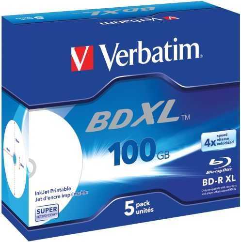 Média Verbatim BD-R XL 100 gigabájt 4x