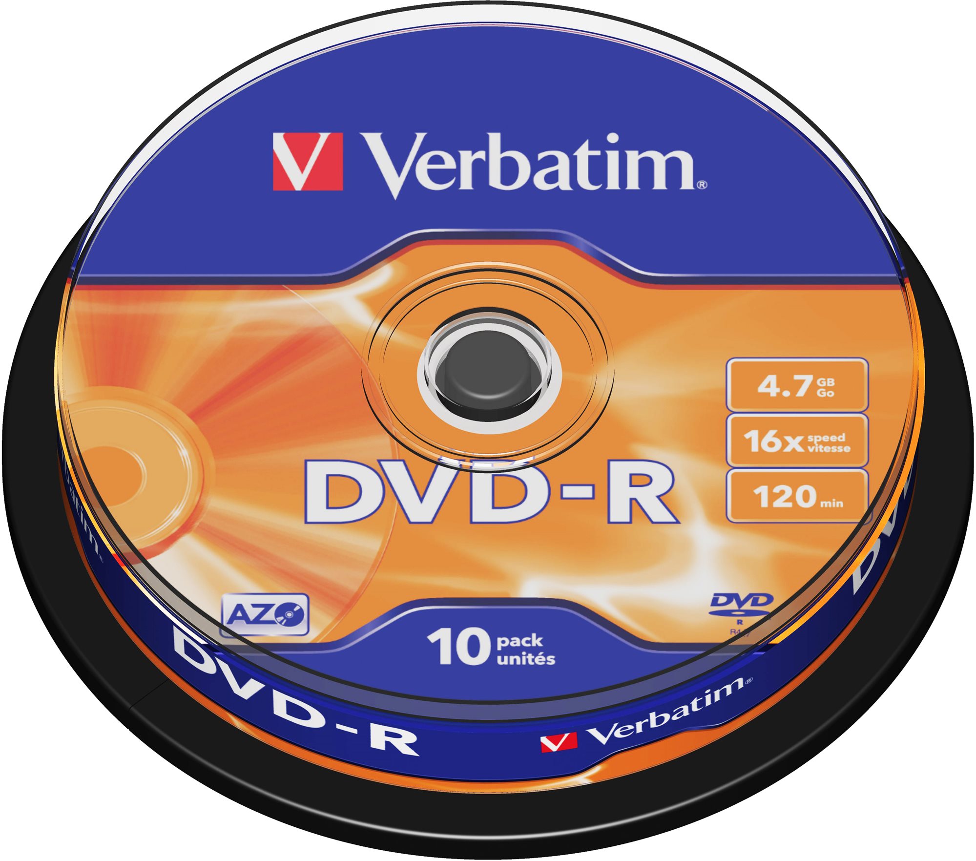 Média Verbatim DVD-R 16x