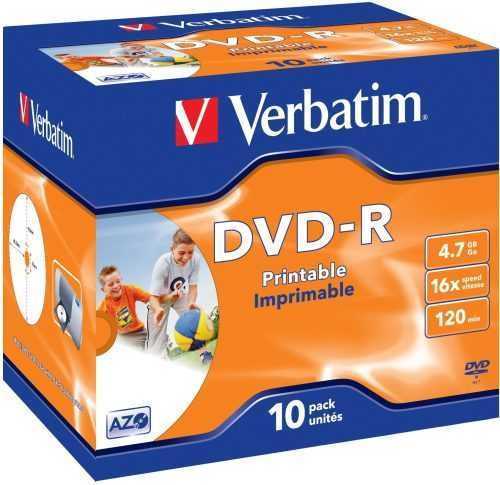 Média Verbatim DVD-R 16x